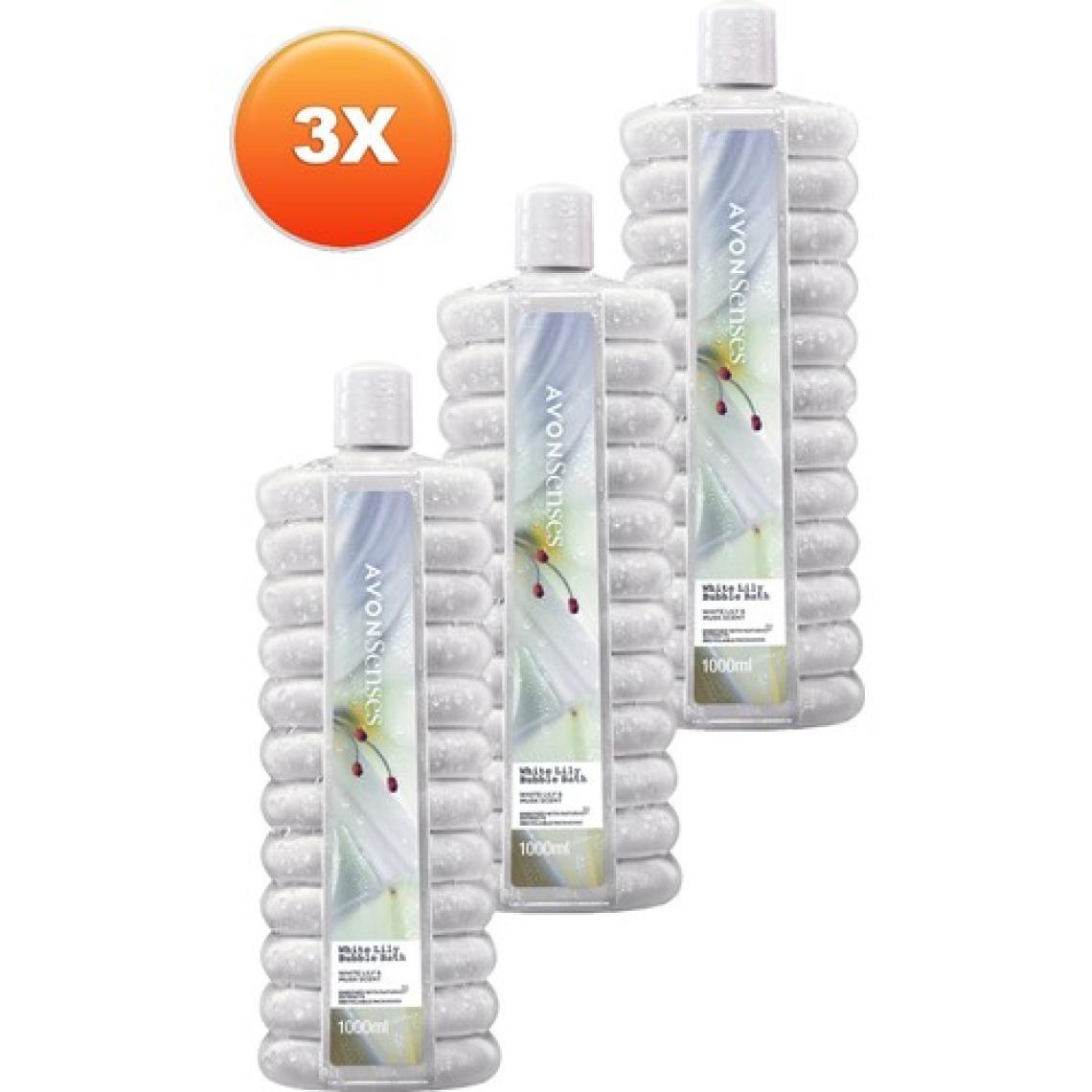 Avon Bubble Bath Beyaz Zambak Kokulu Banyo Köpüğü 1000 Ml 3 Adet