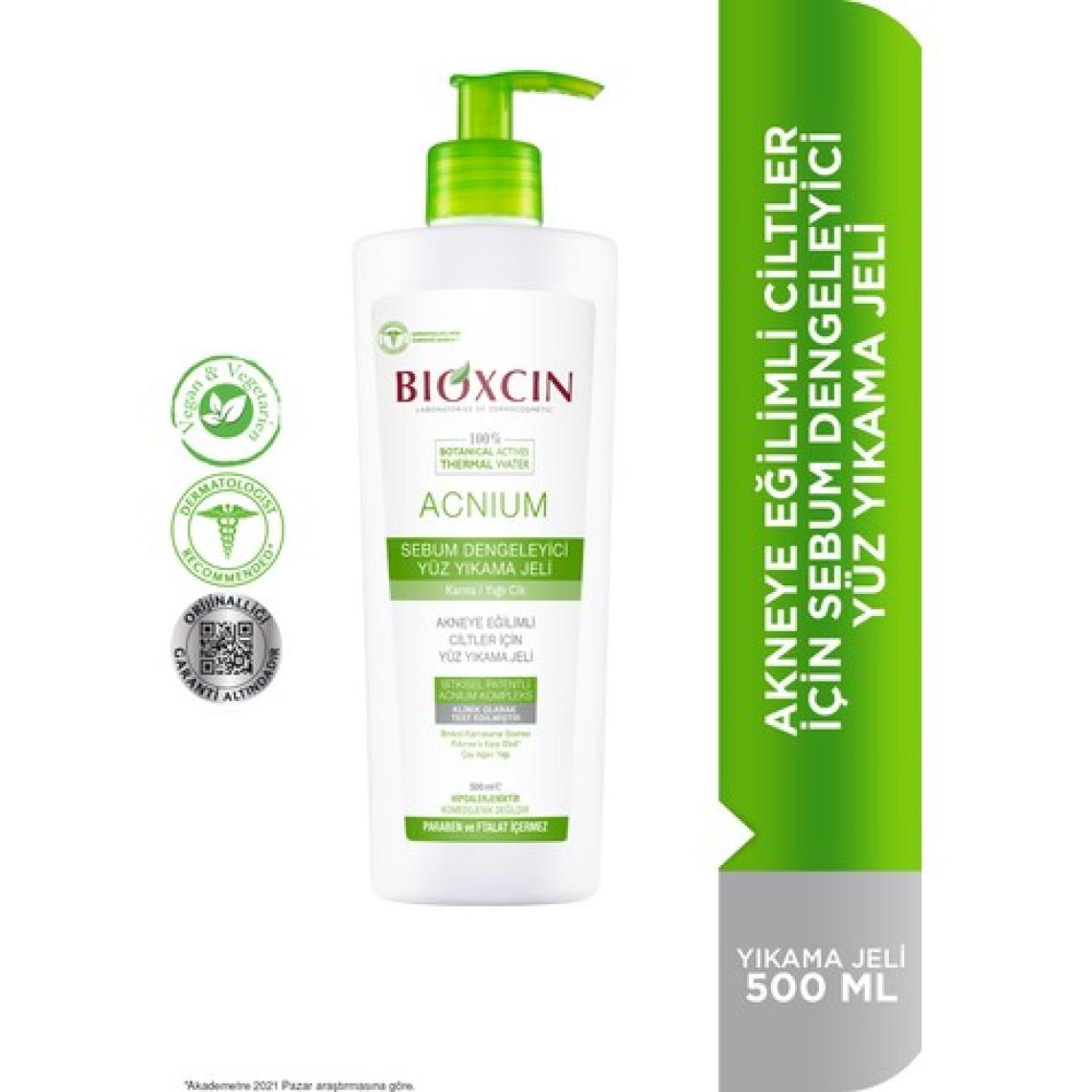 Bioxcin Acnium Sebum Dengeleyici Yüz Yıkama Jeli 500 ml