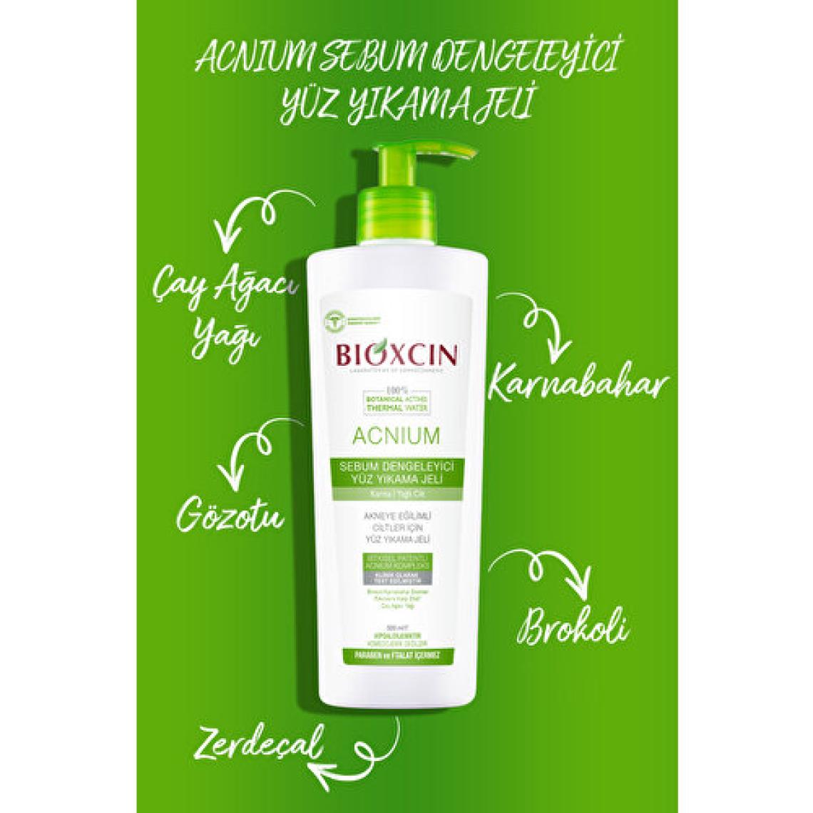 Bioxcin Acnium Sebum Dengeleyici Yüz Yıkama Jeli 500 ml