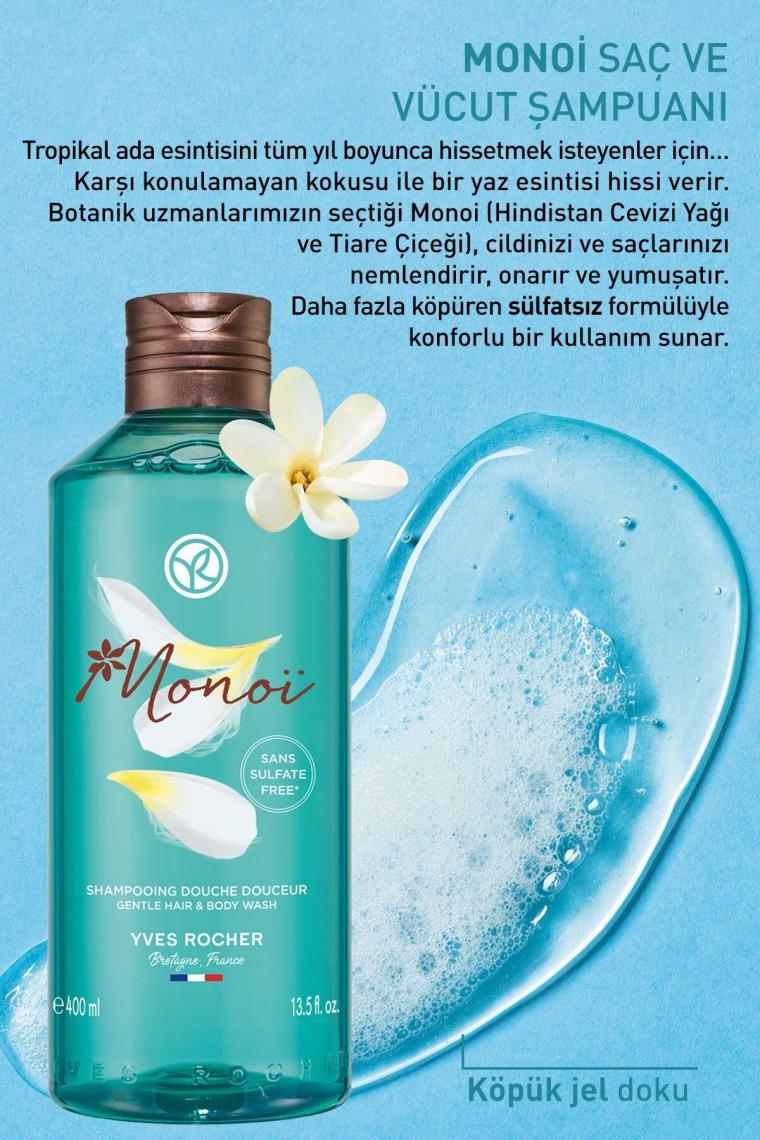 Monoi Saç Ve Vücut Şampuanı 400 Ml