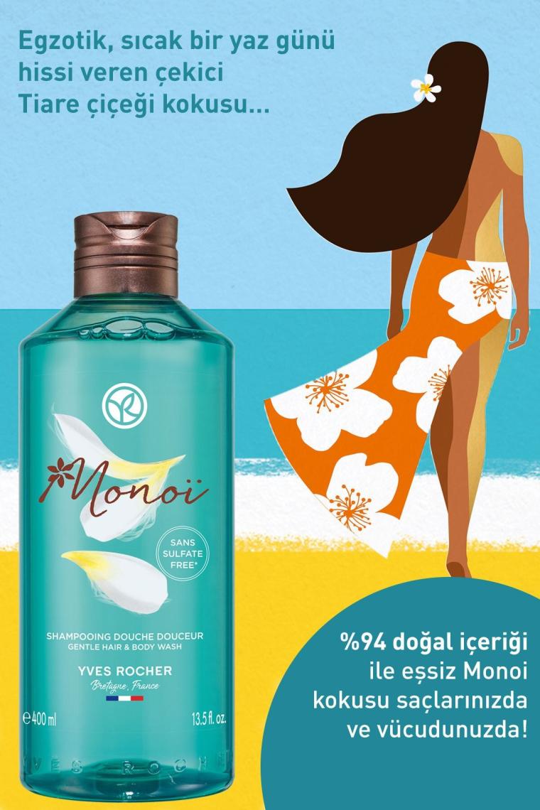 Monoi Saç Ve Vücut Şampuanı 400 Ml