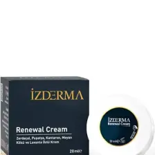 İzderma Unisex Nemlendirici ve Cilt Yenileyici Krem 20 ml - Sandal Ağacı Yağı, Zerdeçal Ekstresi ve Aynısefa Özü