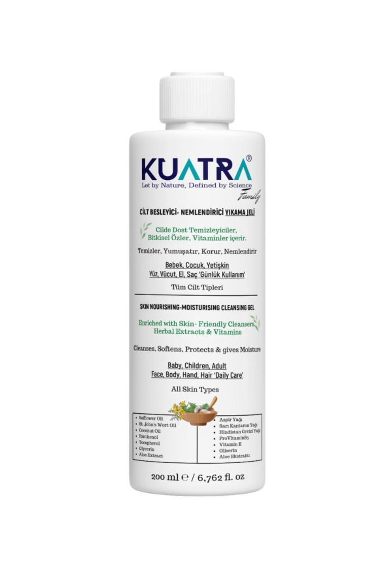 Kuatra Nemlendirici Besleyici Temizlik Jeli (Lavanta Uçucu Yağ İçeren) 200 ml