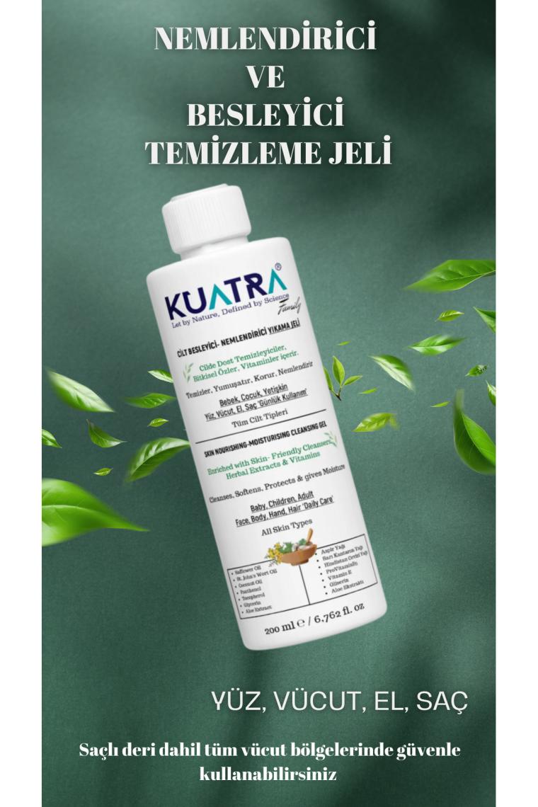 Kuatra Nemlendirici Besleyici Temizlik Jeli (Lavanta Uçucu Yağ İçeren) 200 ml