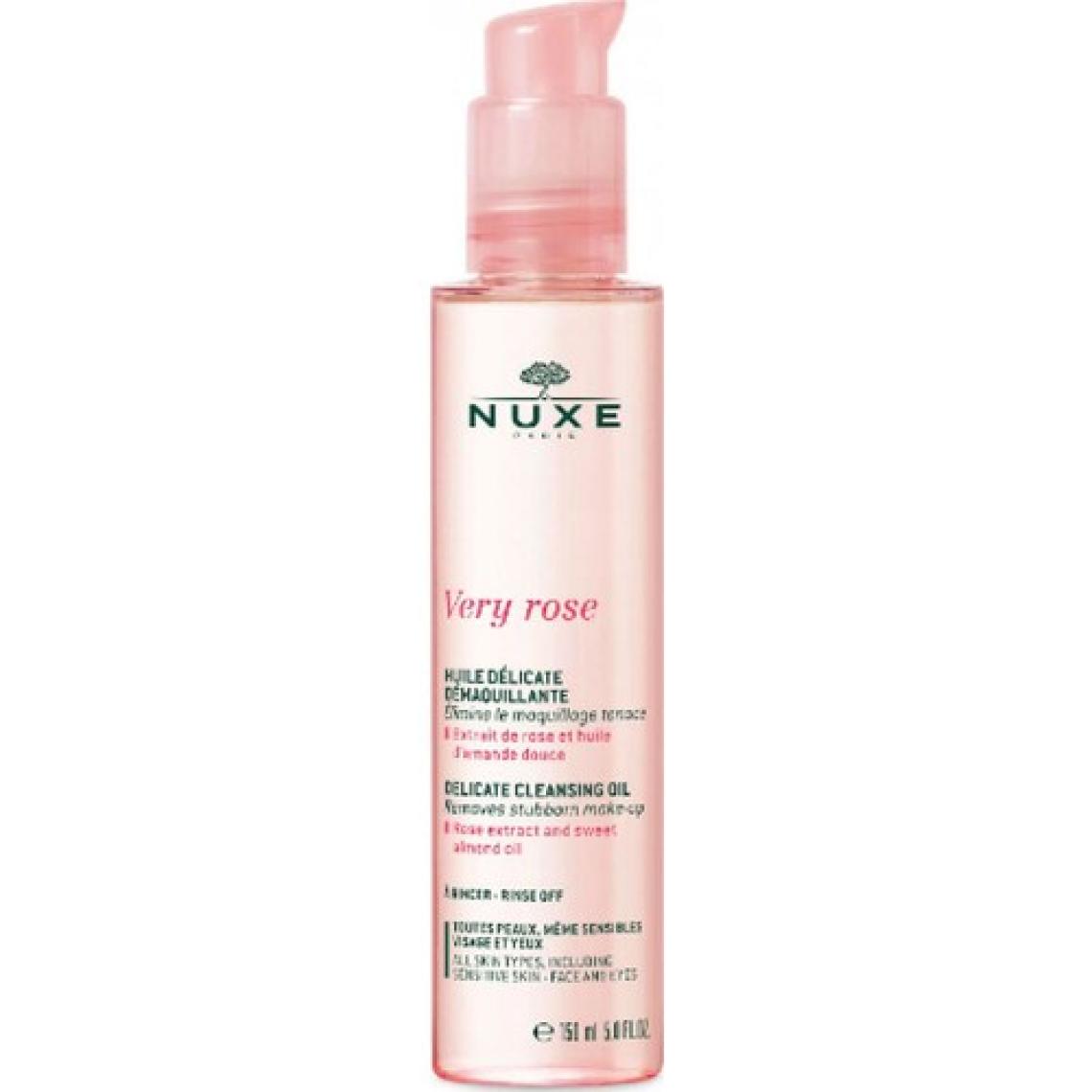 Nuxe Very Rose Delicate Cleansing Oil - Temizleme Yağı 150ml