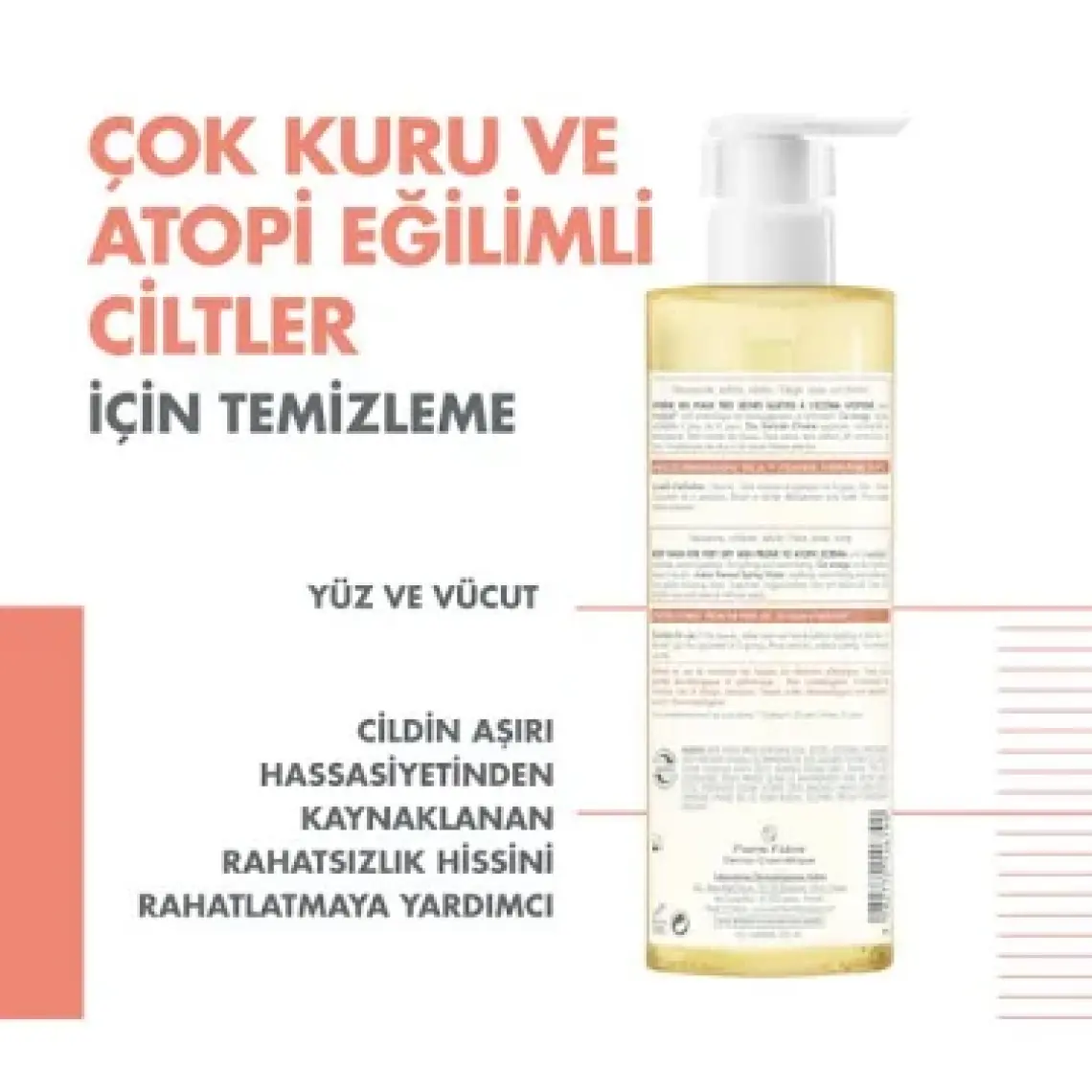 Avene Xeracalm A.d. Lipid Replenishing Cleansing Oil 400 ml