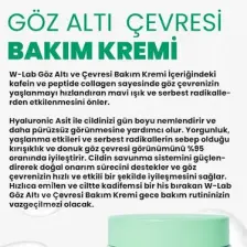 W-Lab W Lab Göz Altı Ve Çevresi Bakım Kremi 50 Ml