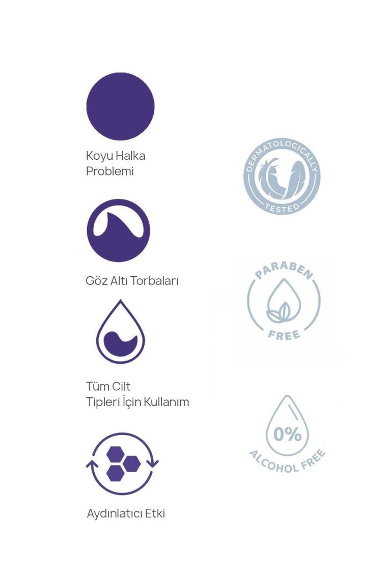 Torba ve Morluklara Karşı Göz Altı Bakım Kremi 15 ml