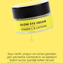 Polente Natural - Glow Eye Cream- Vitamin C & Kafein Içeren Göz Kremi (20 Ml)