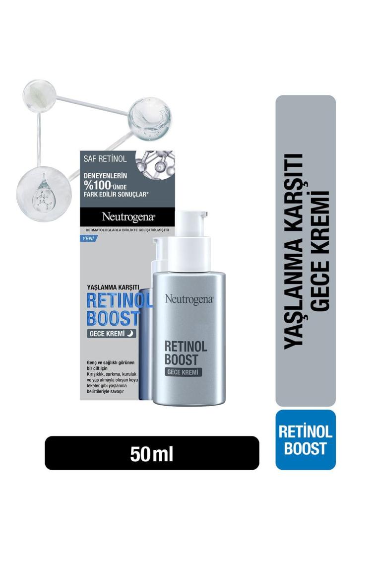 Retinol Boost Kırışıklık Karşıtı Gece Kremi Antiaging