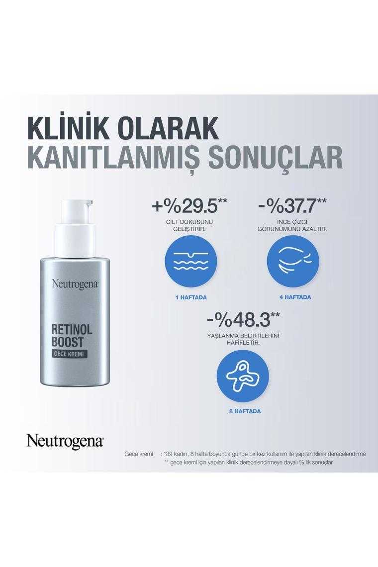 Retinol Boost Kırışıklık Karşıtı Gece Kremi Antiaging