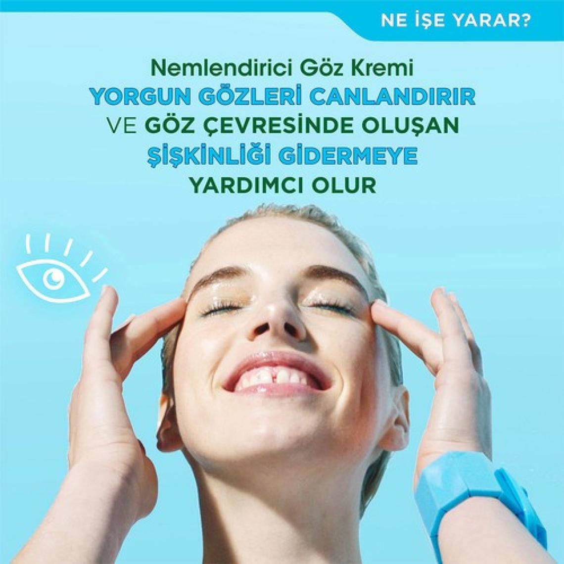 Simple Water Boost Nemlendirici Göz Kremi Yorgun ve Şiş Gözlerde Etkili Vegan 25 ml