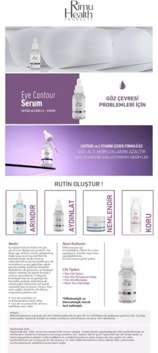 Rimu Health Products Göz Altı Bakım Serumu