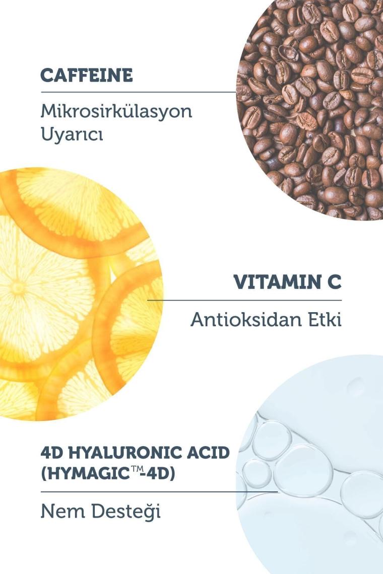 Torbalanma Karşıtı, Aydınlatıcı Kafein Göz Altı Serumu 30 ml (CAFFEİNE 5% VİTAMİN C)