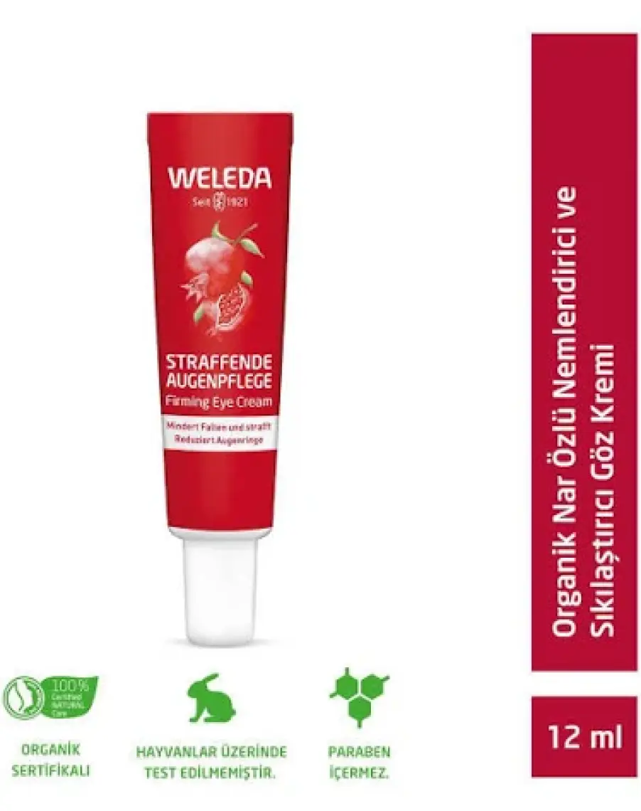Weleda Pomegranate & Maca Peptides Organik Nar Özlü Nemlendirici Göz Kremi 12 ml