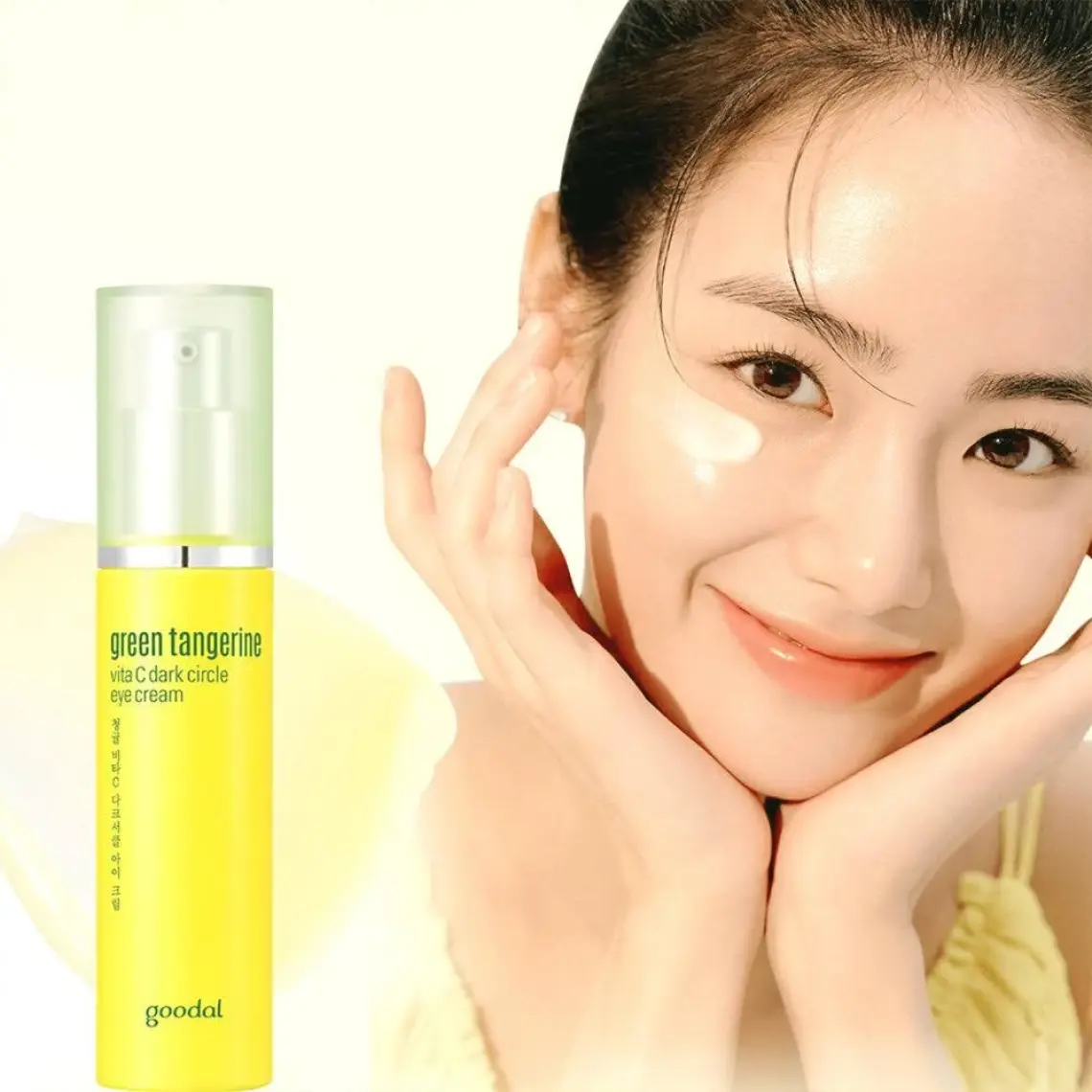 Goodal Tangerine Vita C Dark Circle Eye Cream - Yeşil Mandalina Özlü Aydınlatıcı Göz Kremi