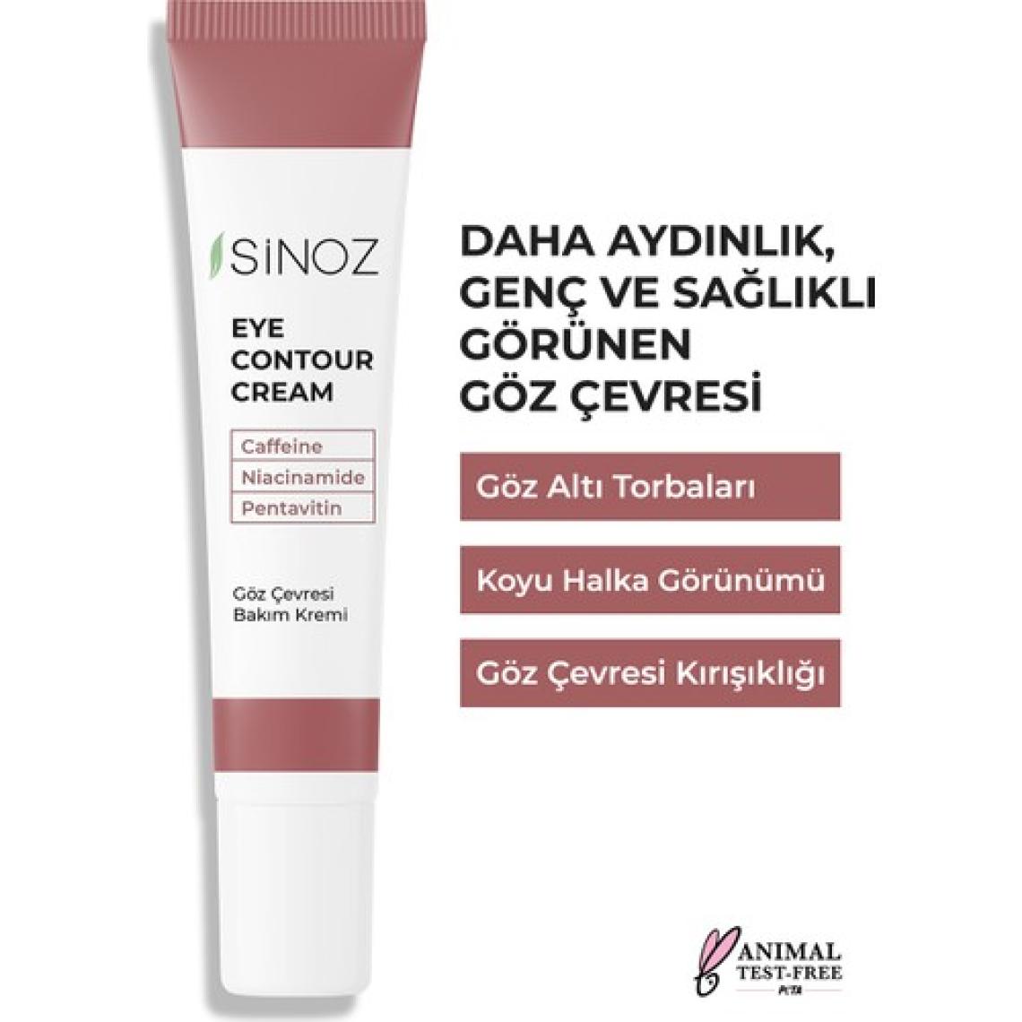 Sinoz Koyu Halka Oluşumu Karşıtı Nemlendirici Göz Kremi 15 Ml Göz Altı Ve Çevresi Için