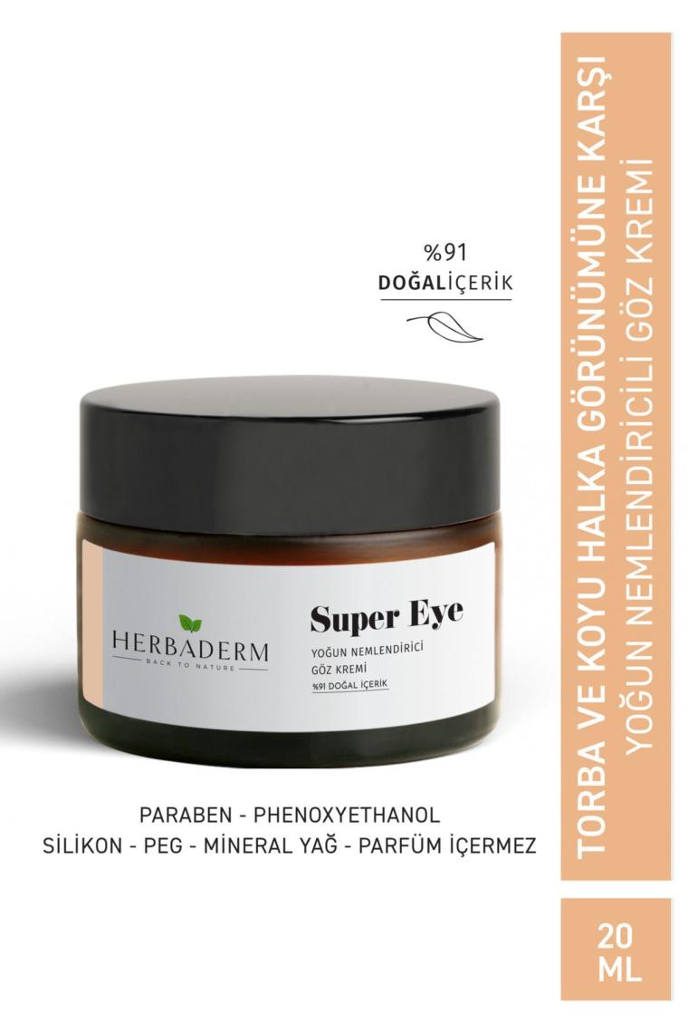 Super Eye Koyu Halka Ve Kırışıklık Karşıtı Kolajen + C Vitamini Nemlendirici Göz Çevresi Kremi