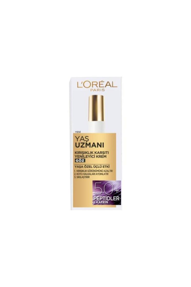Loreal Paris Yaş Uzmanı 50+ Kırışıklık Karşıtı Yenileyici Göz Kremi 15 ml