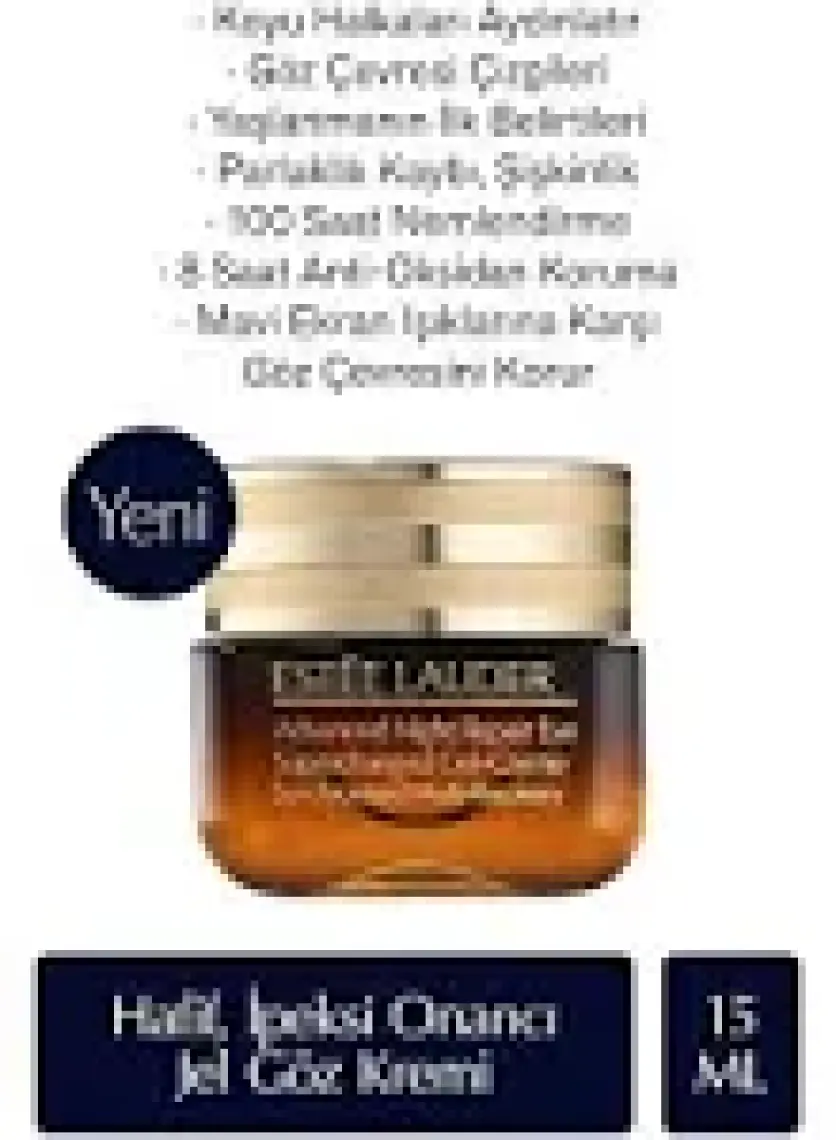 Estee Lauder Advanced Night Repair Göz Kremi - Süper Şarjlı Jel, Koyu Halkalar ve Kırışıklıklara Karşı Onarıcı, 15 ml
