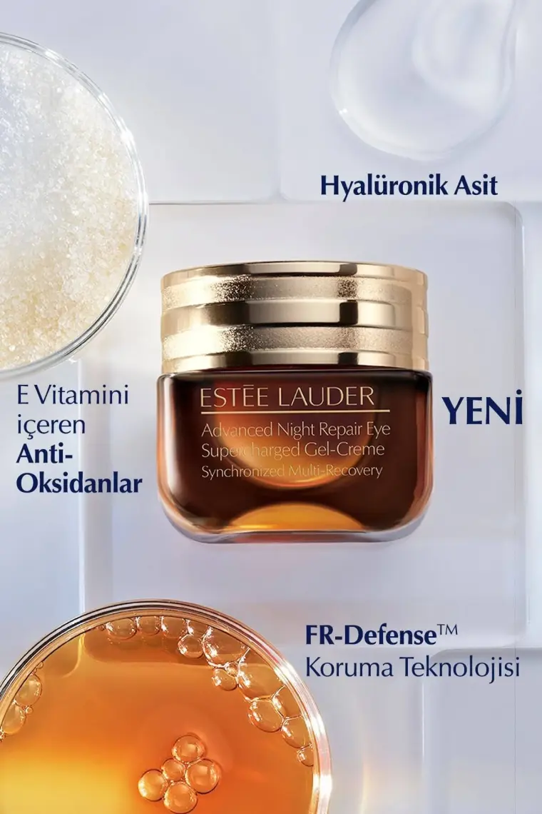 Estee Lauder Advanced Night Repair Göz Kremi - Süper Şarjlı Jel, Koyu Halkalar ve Kırışıklıklara Karşı Onarıcı, 15 ml