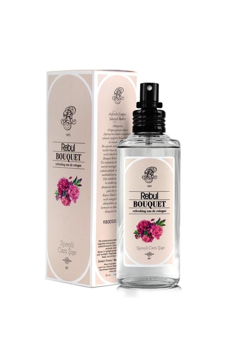 Rebul Bouquet Cam Şişe 100 ml Sprey Kolonya