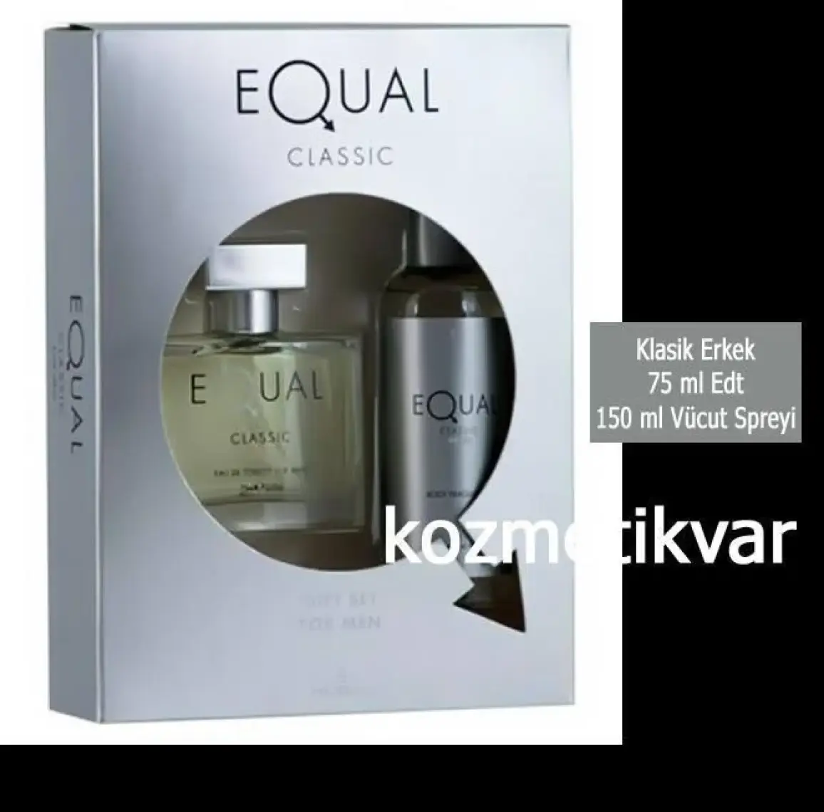 EQUAL Classic  Erkek Parfüm Seti 75 ml EDT + 150 ml Deodorant