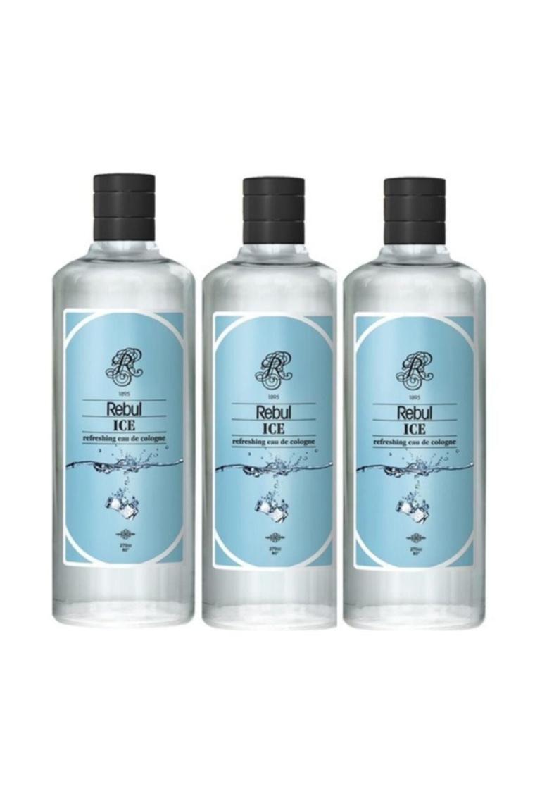 Ice Kolonya 270 ml Cam Şişe 3 Adet