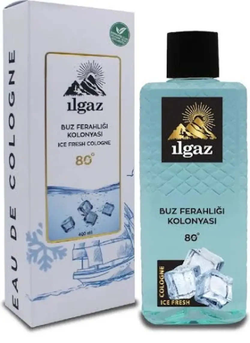 Buz Ferahlığı Kolonyası 80 Derece 400 ml | Elegance Series
