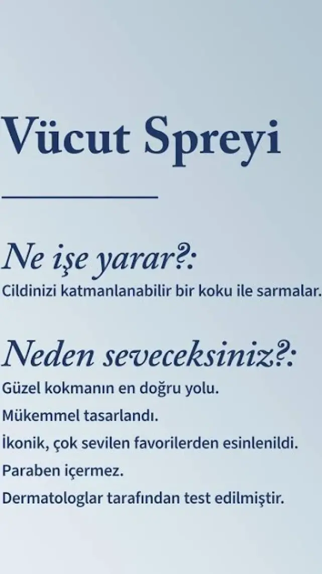 Into The Nıght Vücut Spreyi