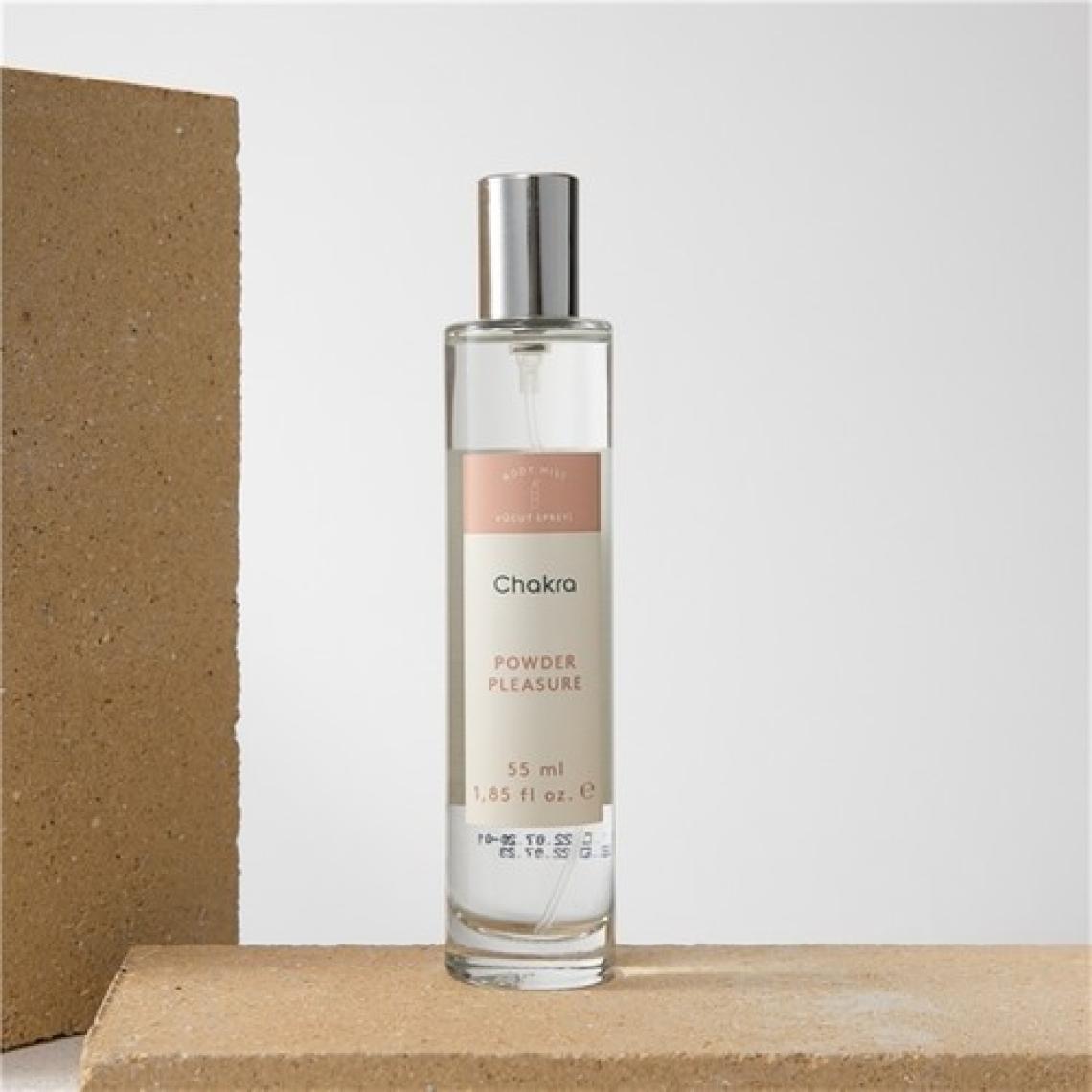 Chakra Vücut Spreyi - Pudramsı Ferah Unisex Parfüm, 55 ml
