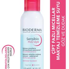 Sensibio H2O Eye Çift Fazlı Göz, Dudak, Kirpik Micellar Makyaj Temizleyici Provitamin B5 125 ml