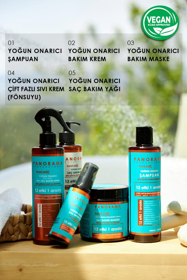 Panorama Professional Bond Plex Aile Bakım Seti (Argan-Jojoba-Tee Tree-Hemp Seed) 12 Etki 1 Arada
