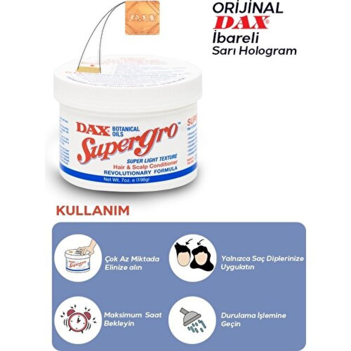Dax Supergro 198 gr Saç Güçlendirici Bakım Yağı