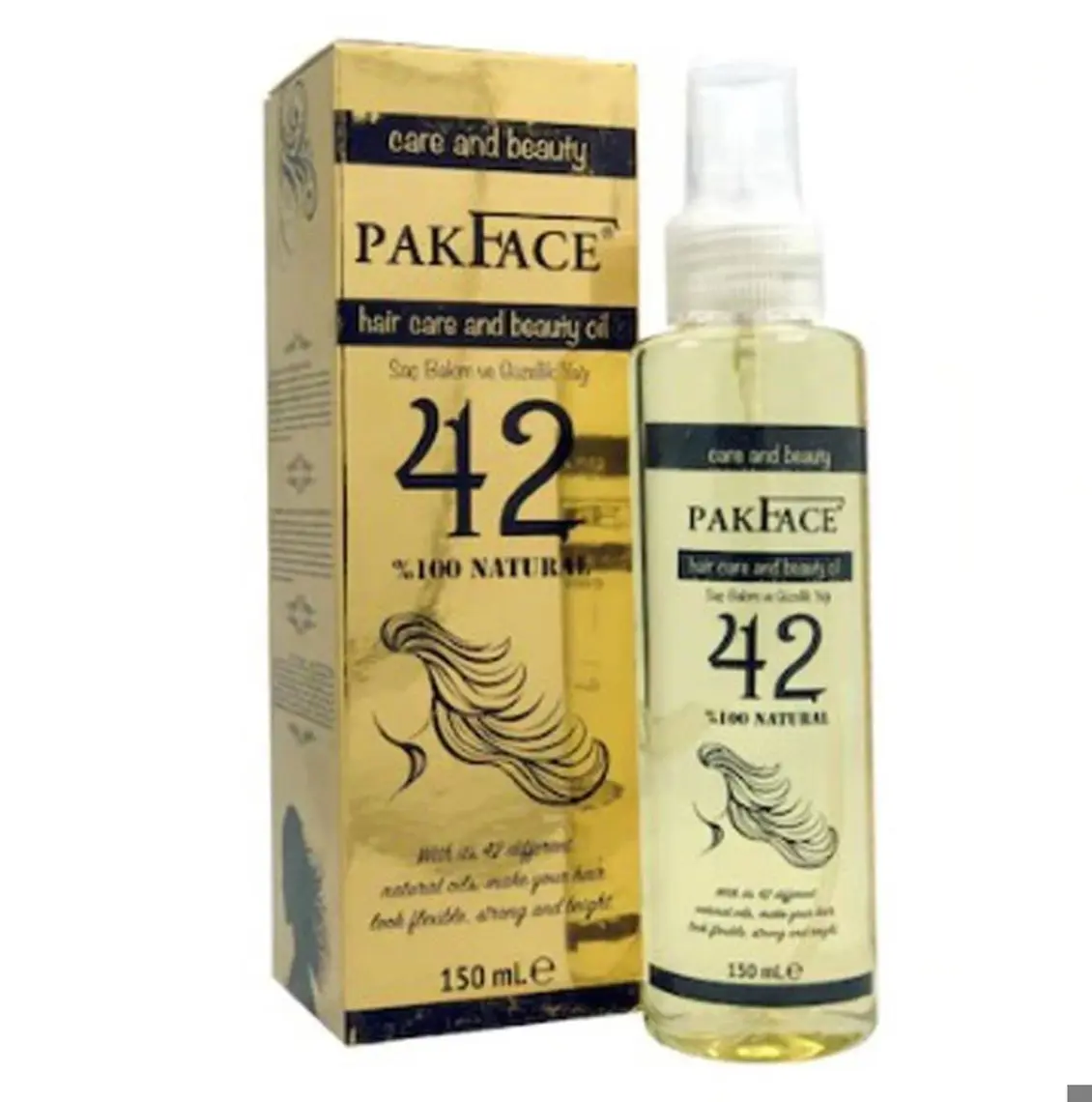 Pak Face Saç Bakım Yağı 42 Yağ 150 ml