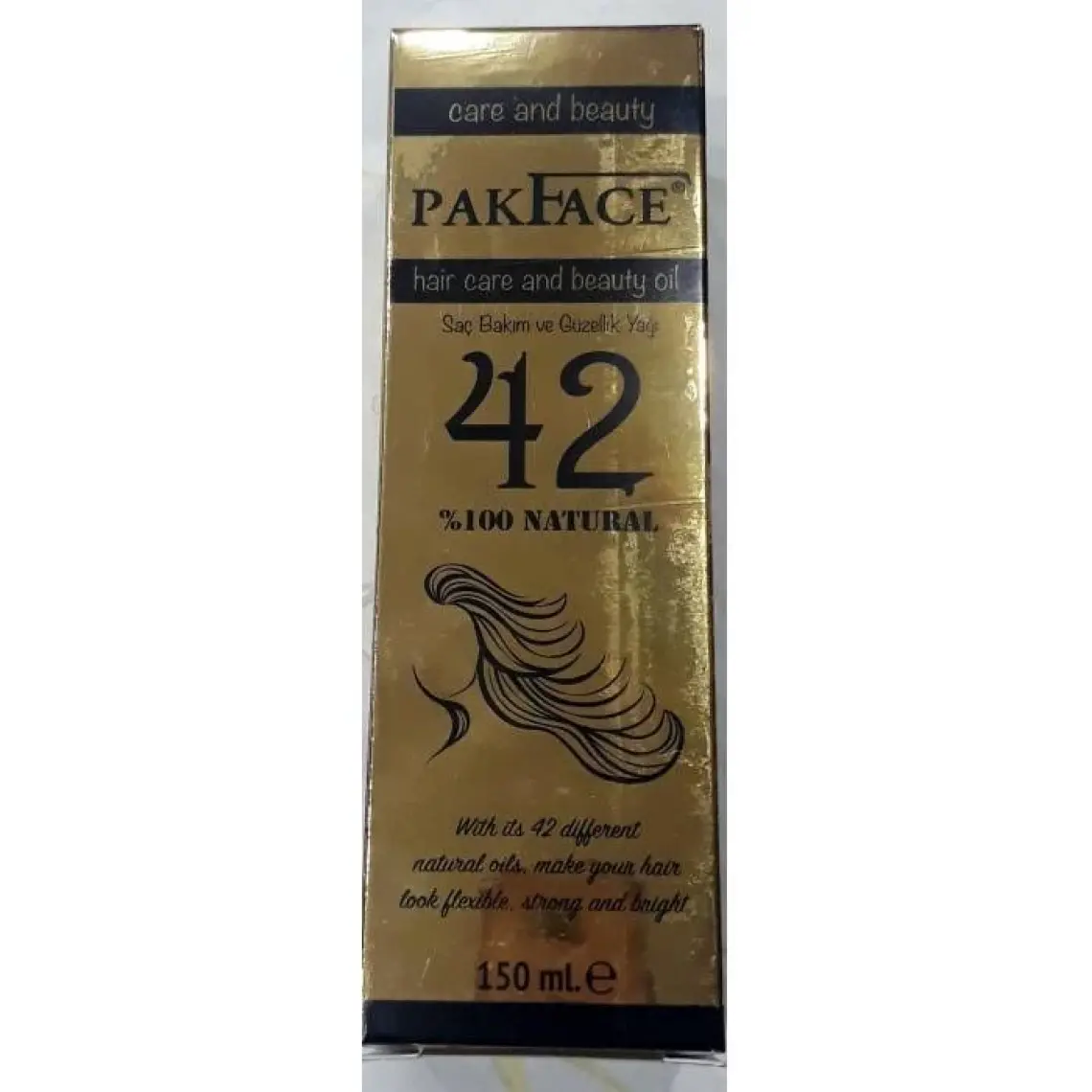 Pak Face Saç Bakım Yağı 42 Yağ 150 ml