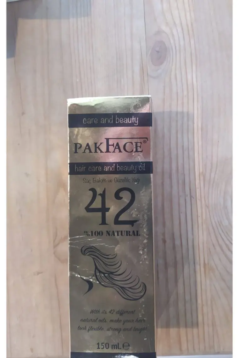 Pak Face Saç Bakım Yağı 42 Yağ 150 ml