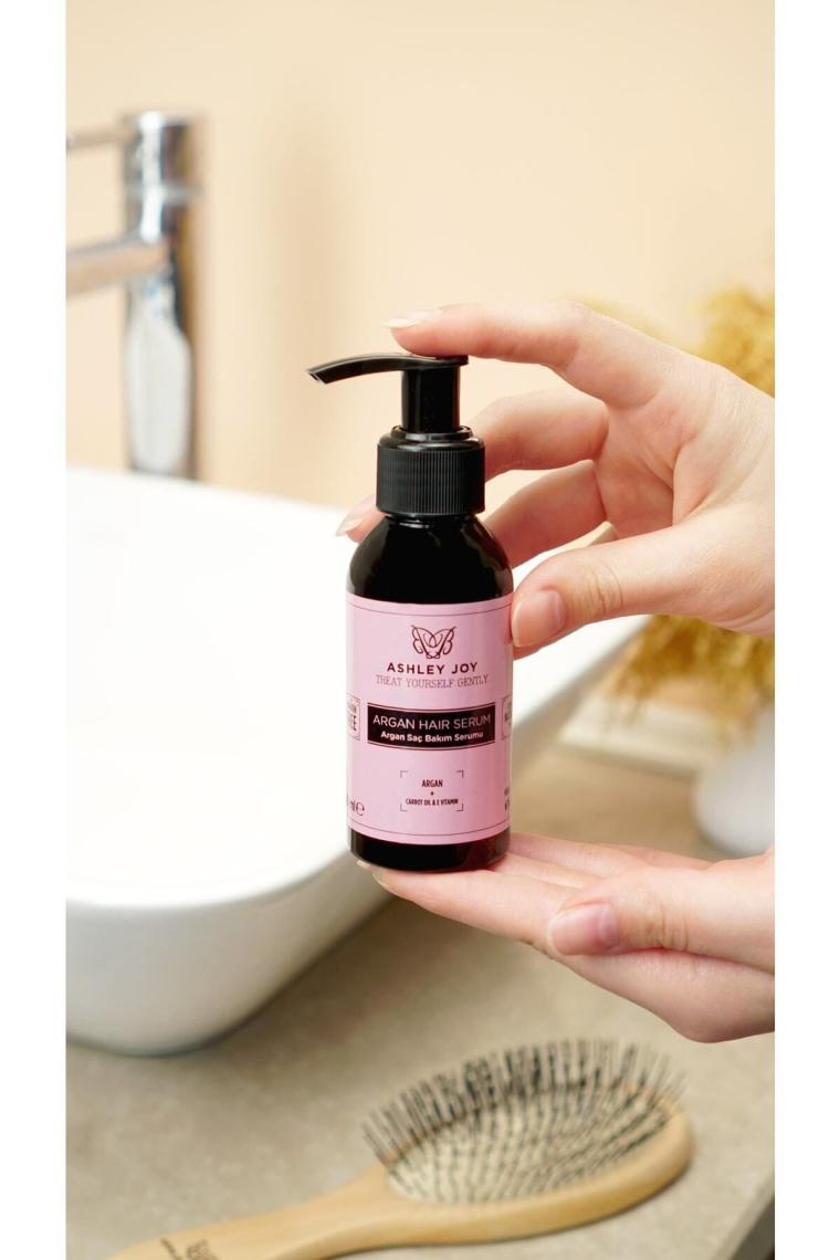 Yıpranmış Saçlara Özel Kırık Saç Uçlarını Onaran Argan Yağı Saç Bakım Serumu 100 ml