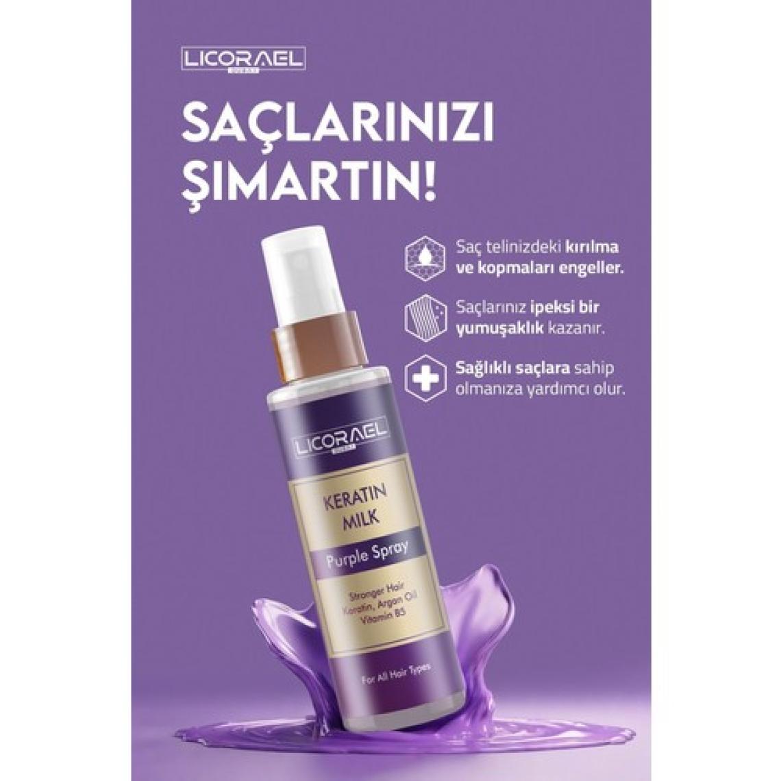 Licorael Dubai Keratin Sütü Argan Yağlı ve Vitamin B5 Terapisi 200 ml