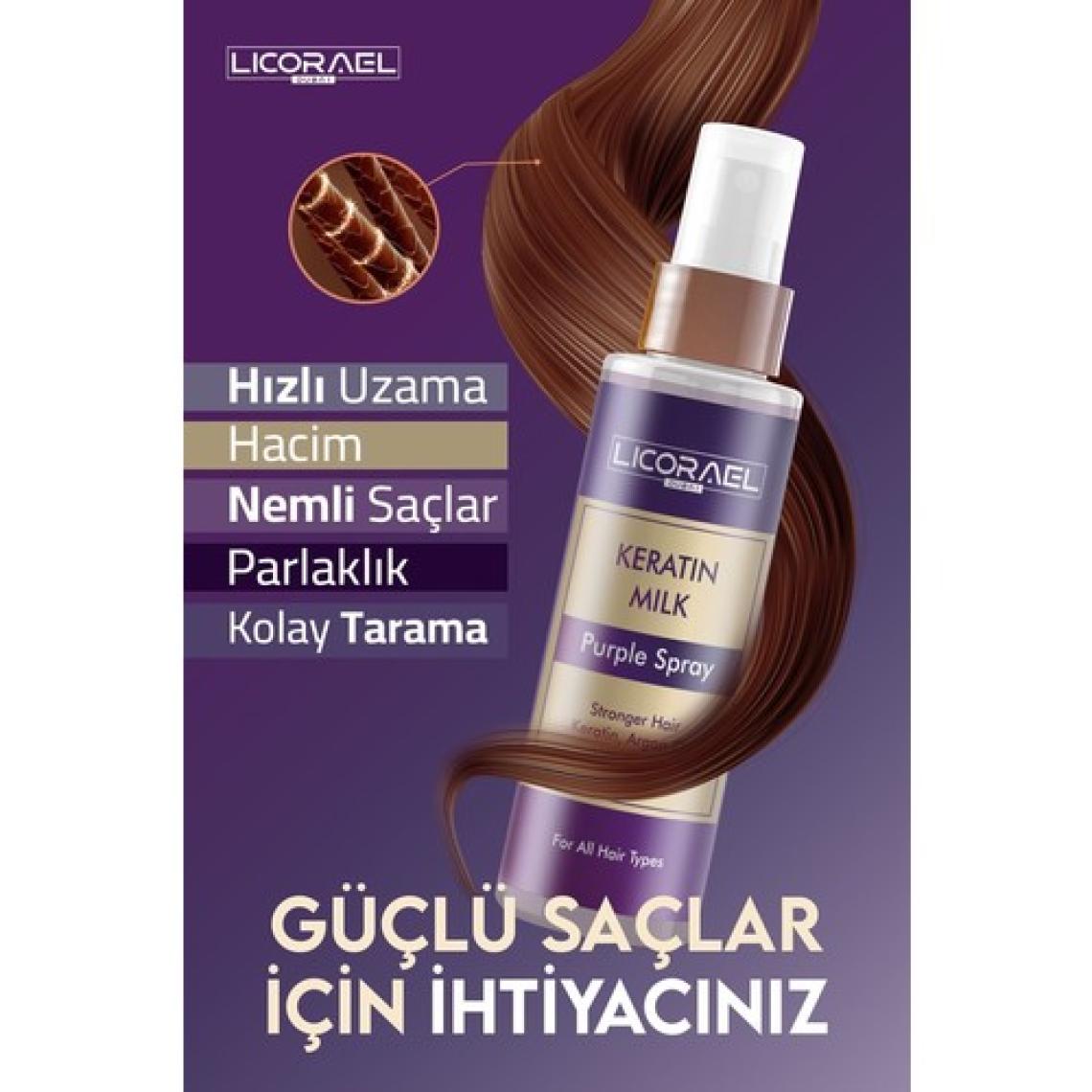 Licorael Dubai Keratin Sütü Argan Yağlı ve Vitamin B5 Terapisi 200 ml