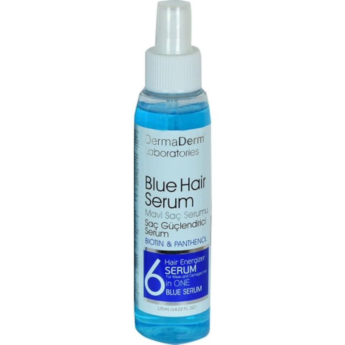 Dermaderm Mavi Saç Serumu  Biotin Panthenol Vitamin E Keratinli 125 ml