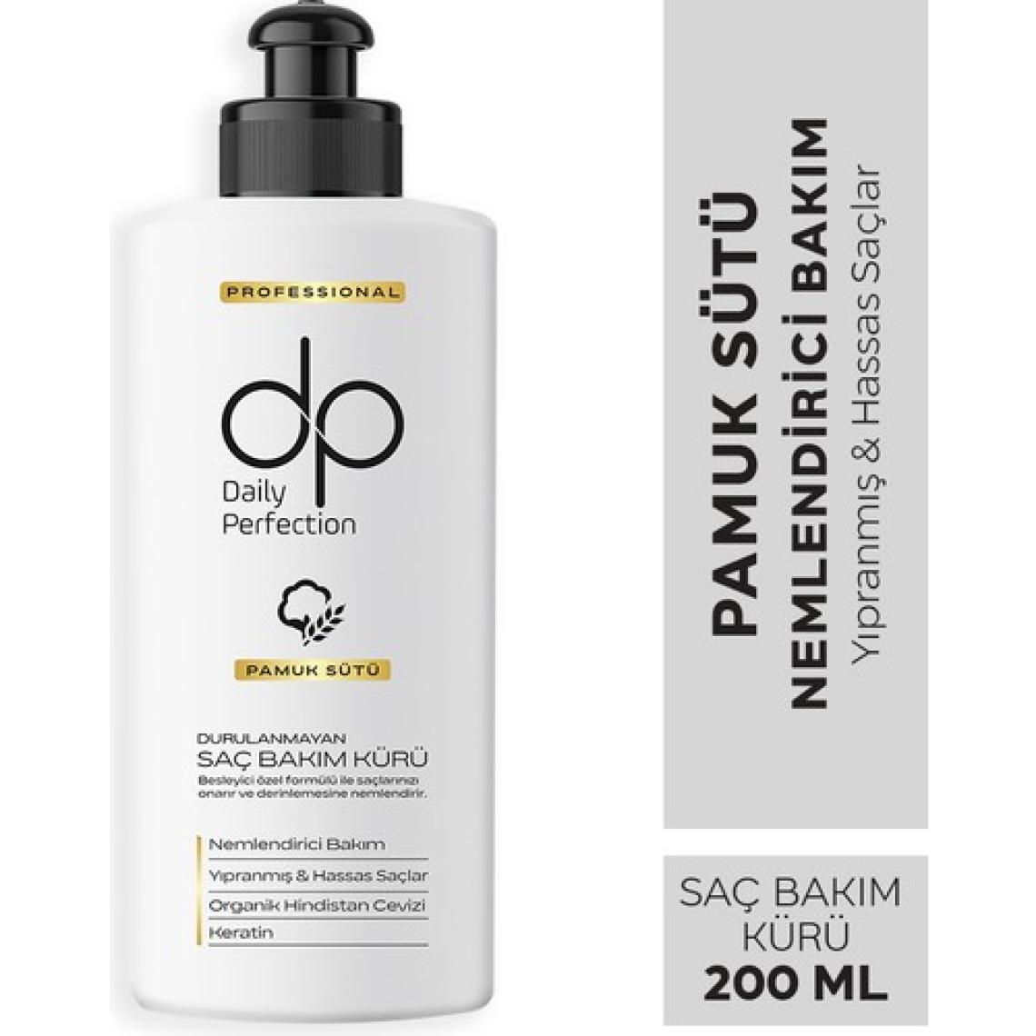 Dp Daily Perfection Pamuk Sütlü Saç Bakım Kürü 200 ml