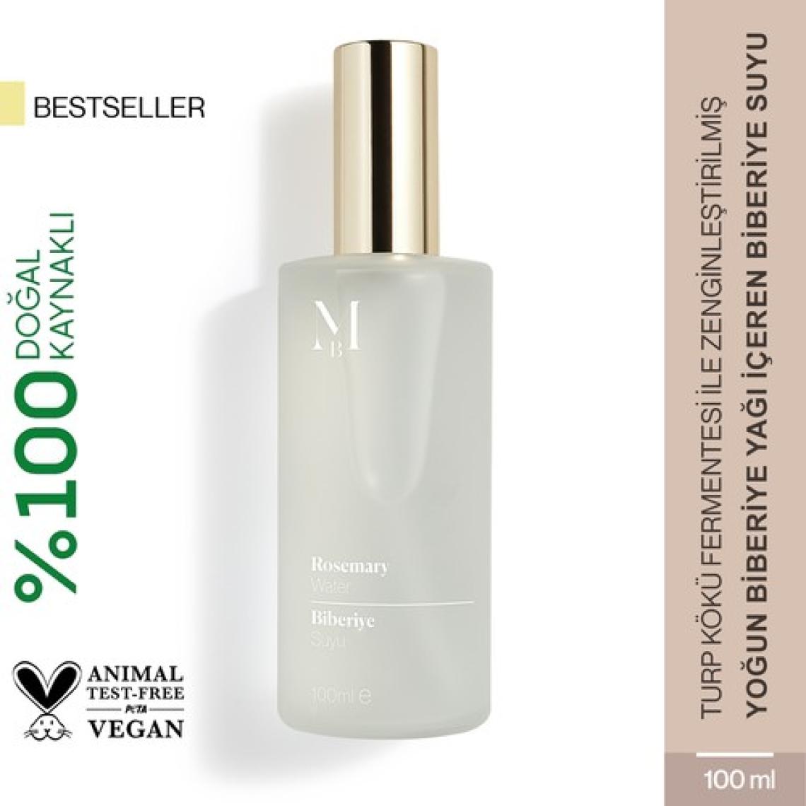 Misbahçe Biberiye Suyu Dökülme Karşıtı & Saç Uzamasını Destekleyici Saç Toniği 100 Ml