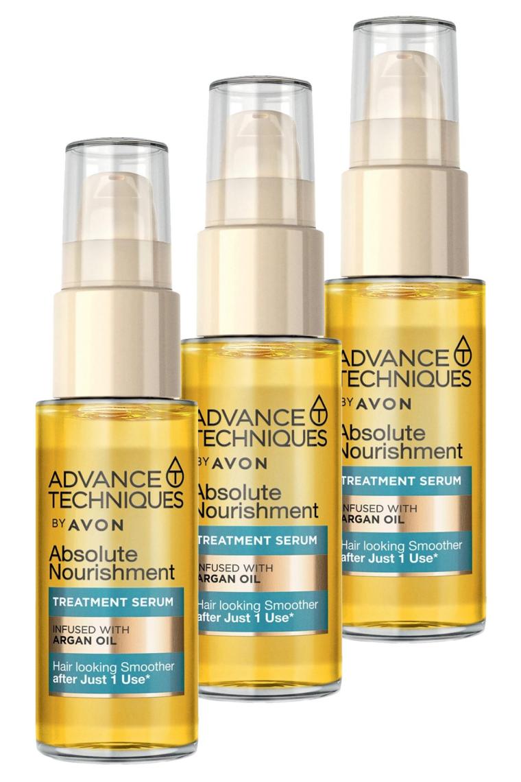 Advance Techniques Argan Yağı Içeren Besleyici Saç Serumu 30 Ml. Üçlü Set