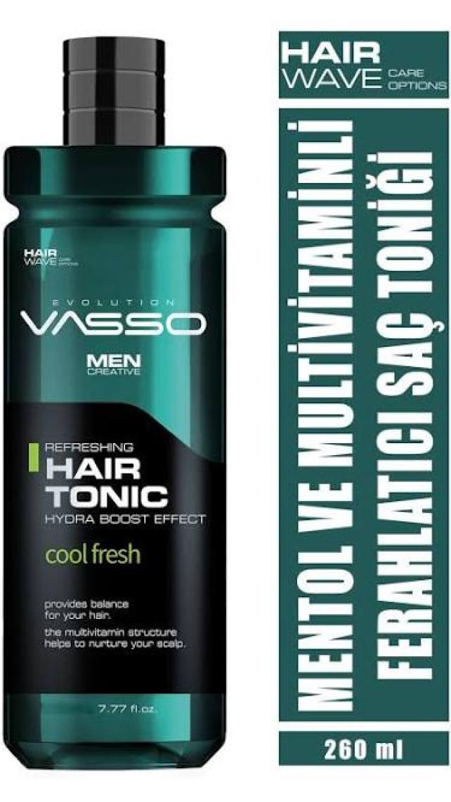 VassovMentol Ve Multivitaminli Ferahlatıcı Saç Toniği - Hair Tonic 260 ml 8699216347713
