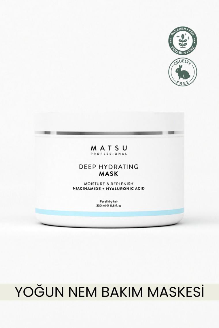 Deep Hydrating Kuru Saçlar Için Yoğun Nem Maskesi 350ml