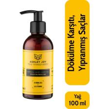 Ashley Joy Dökülme Karşıtı,Yıpranmış Saçlar İçin Besleyici  Doğal Bitkisel Saç Bakım Yağı 100 Ml
