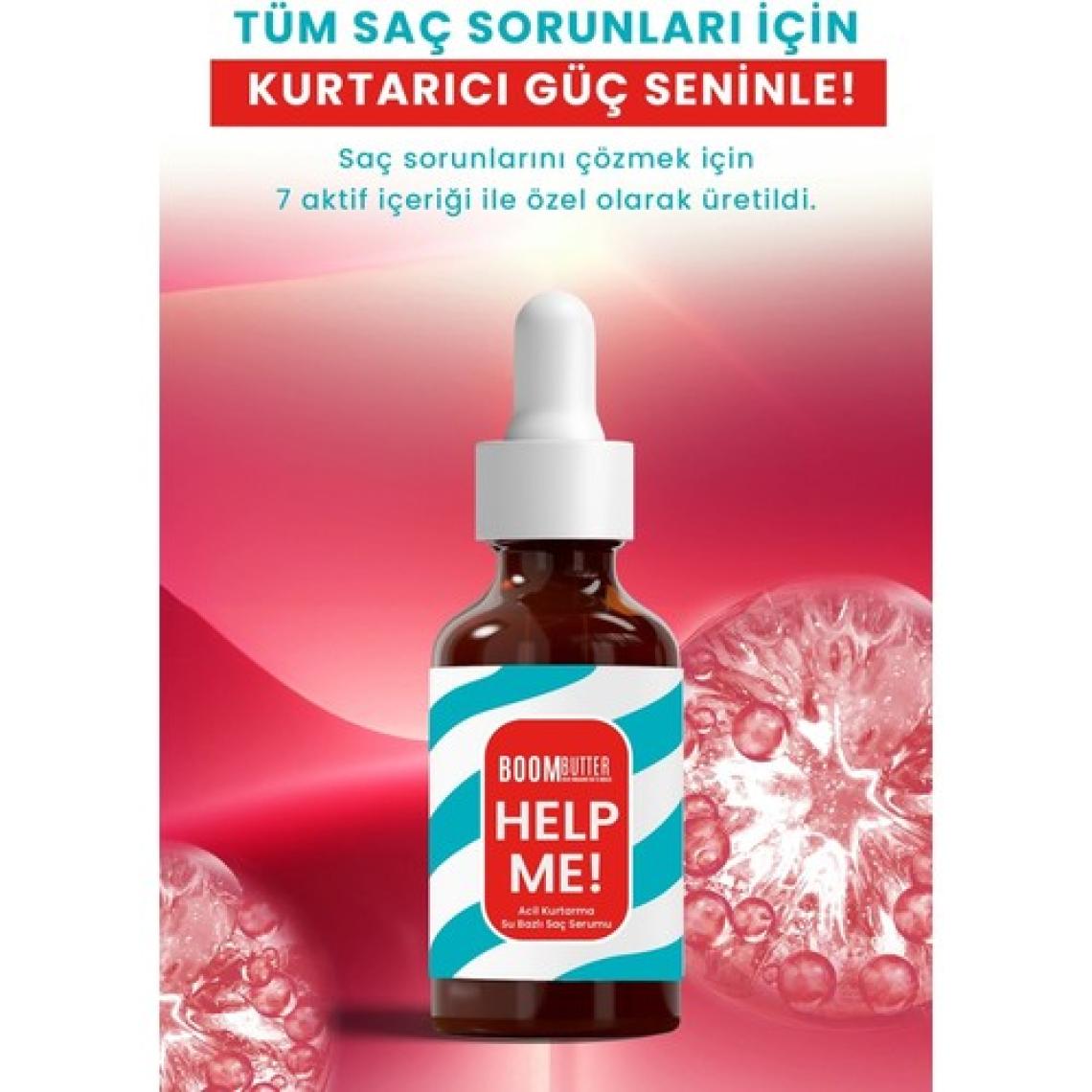 Boom Butter Help Me Acil Kurtarma Su Bazlı Saç Serumu