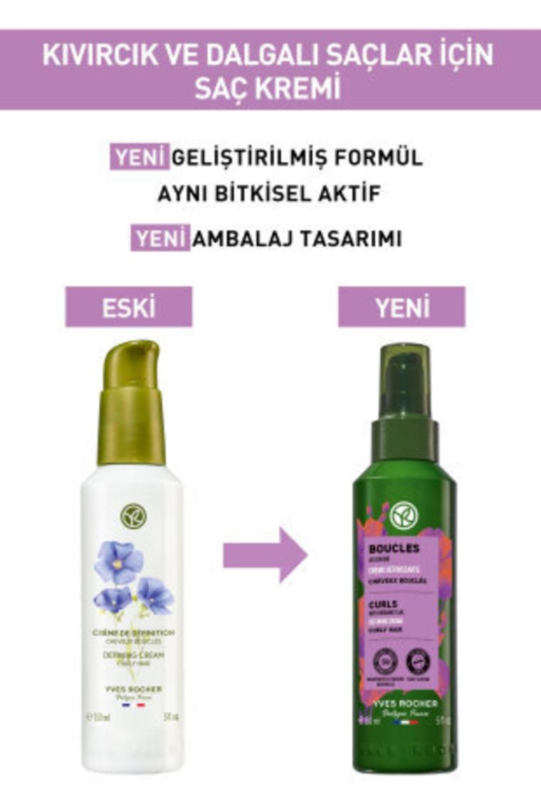 Kıvırcık ve Dalgalı Saçlar İçin (Boucle) Bukle Belirginleştirici Bakım Kremi - Vegan-150 ml