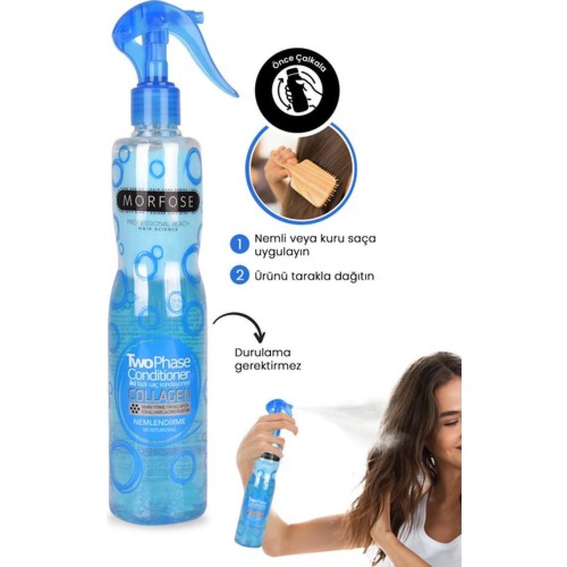 Morfose Collagen Kuru Saçlar İçin  Fön Suyu Mavi Su 400 Ml